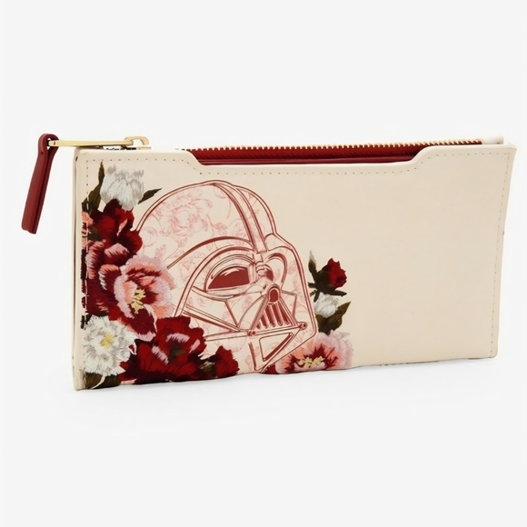 Loungefly Handbags - NWT LOUNGEFLY Darth Vader Cream With Red Floral - Lunchbox Exclusive